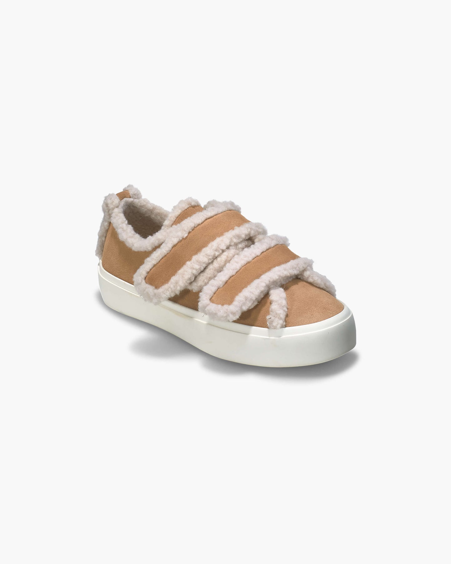 SHEARLING LOW VELCRO SNEAKER