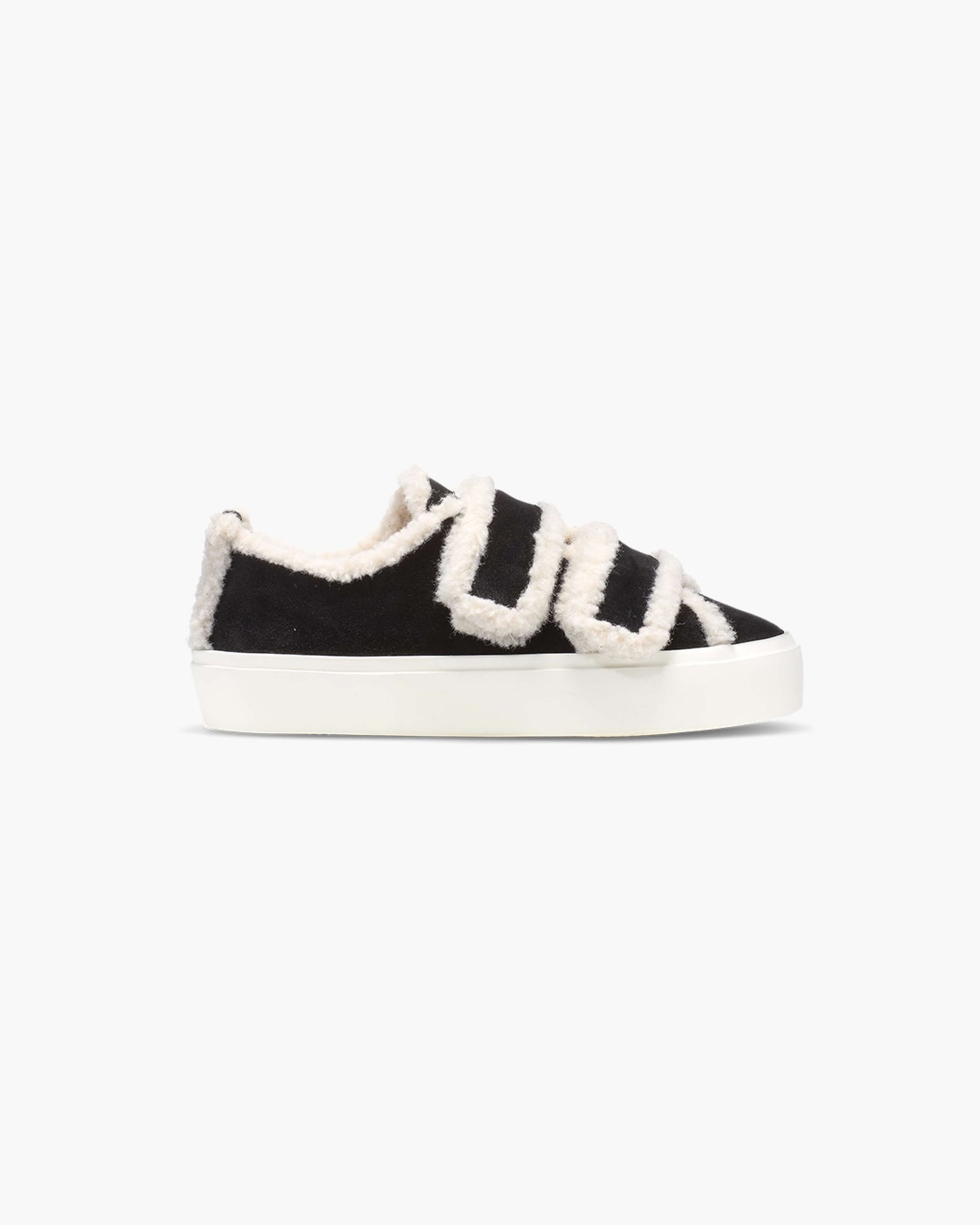 SHEARLING LOW VELCRO SNEAKER