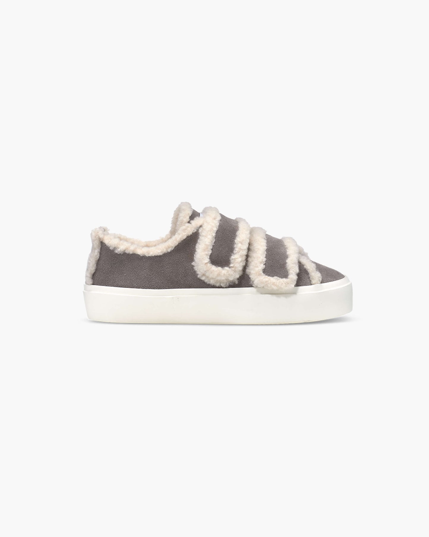SHEARLING LOW VELCRO SNEAKER