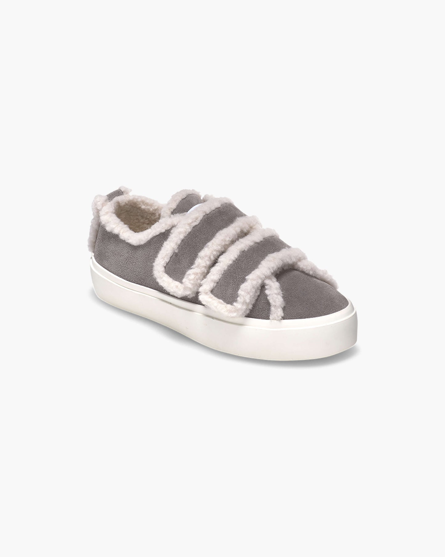 SHEARLING LOW VELCRO SNEAKER