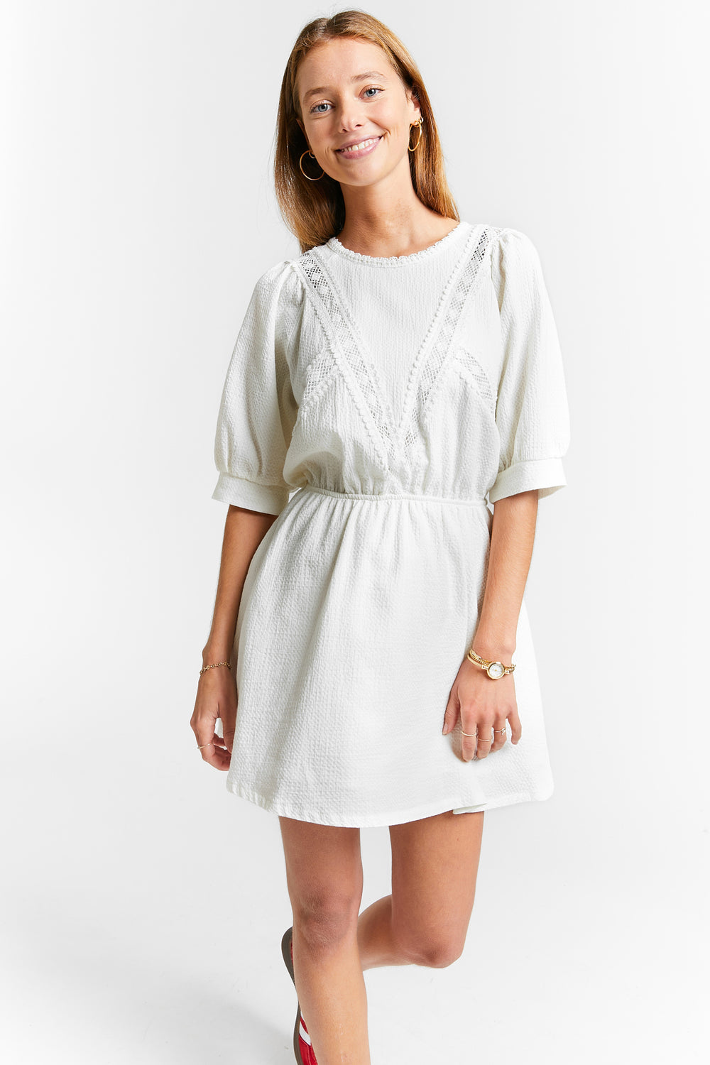 DRESS WITH LACE
