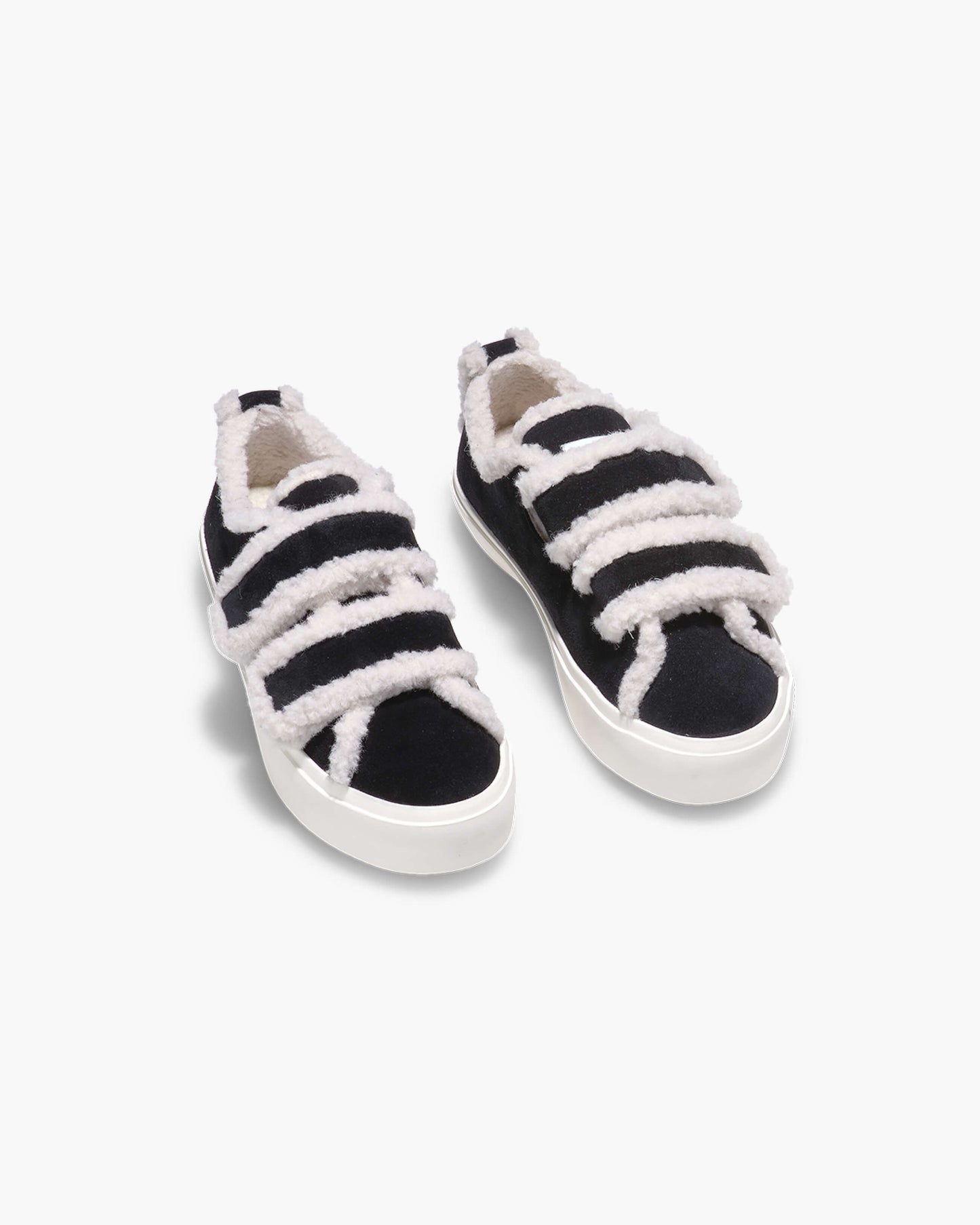 SHEARLING LOW VELCRO SNEAKER