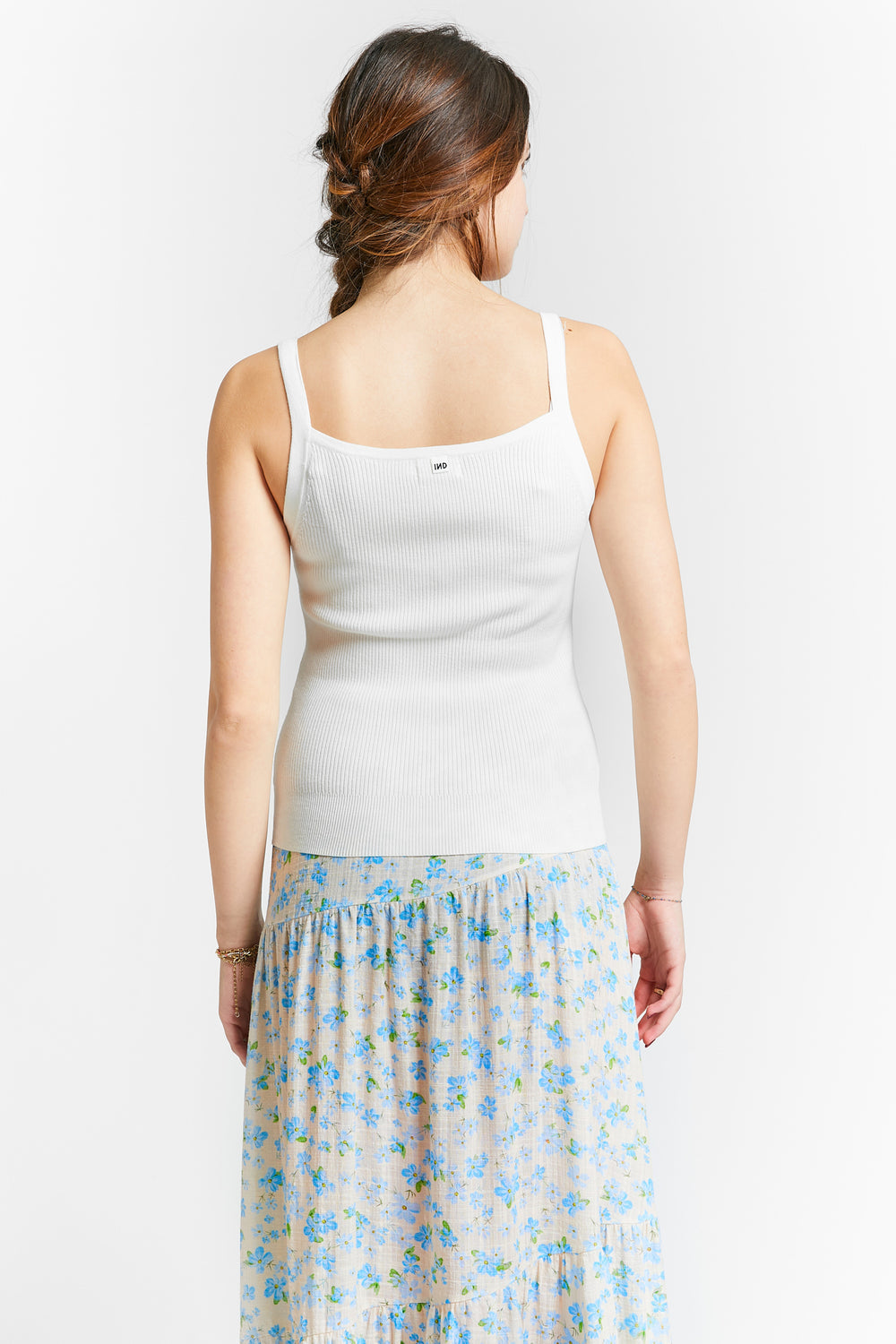 KNITTED STRAP TOP