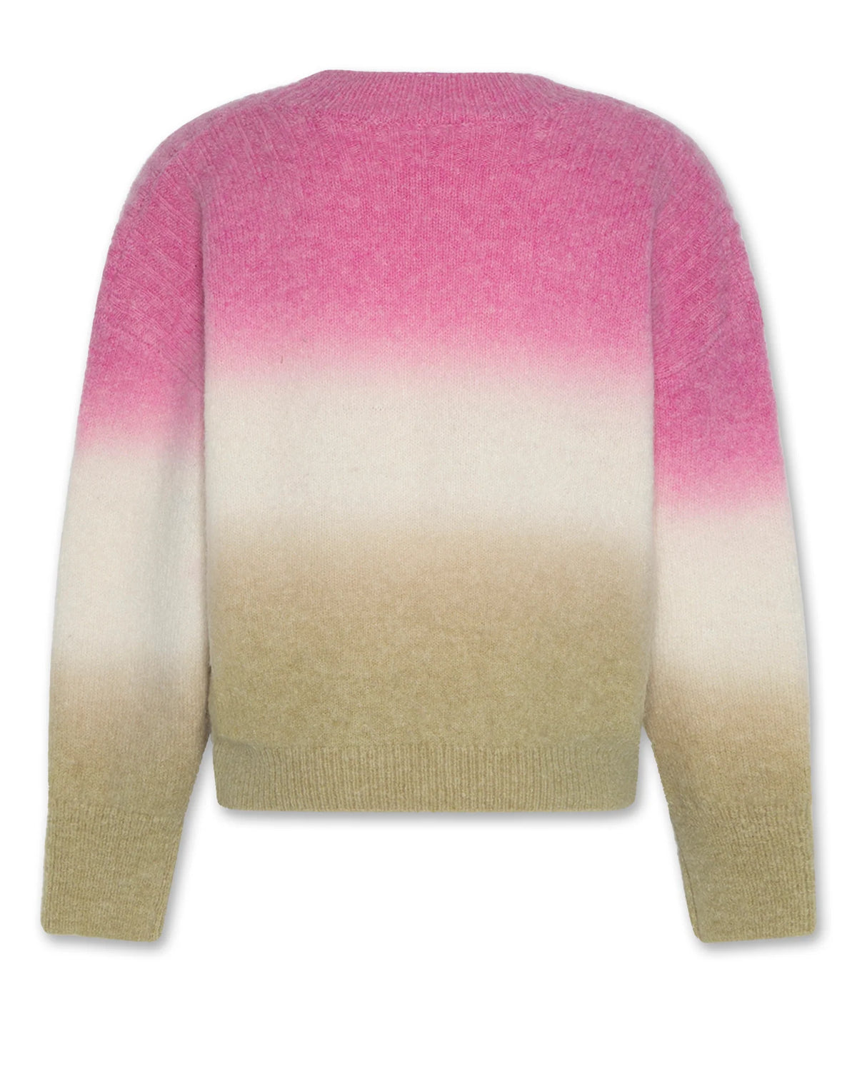 BRAND C-NECK DIP DYE