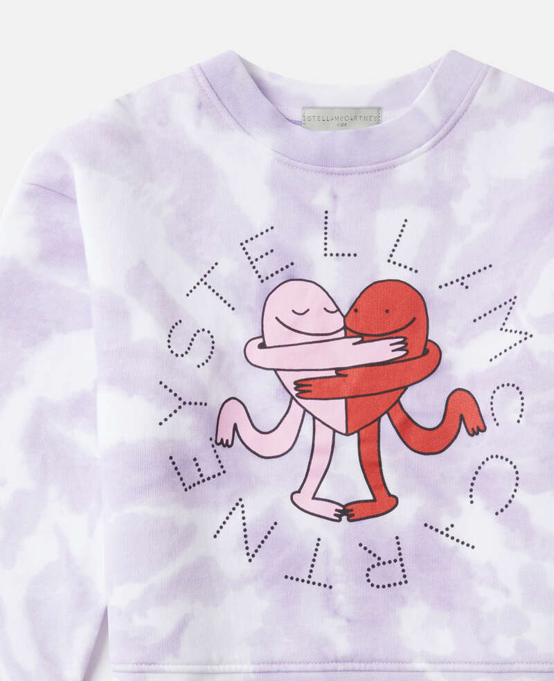 SWEATSHIRT HUGGING HEARTS