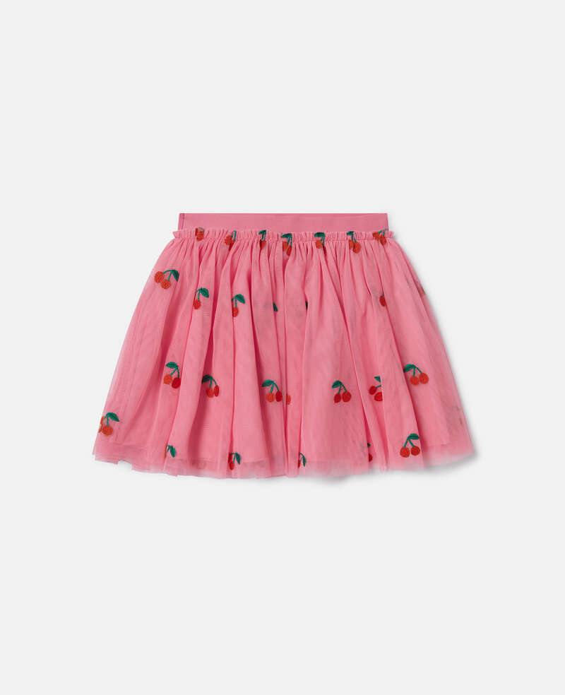 TULLE SKIRT WITH CHERRIES