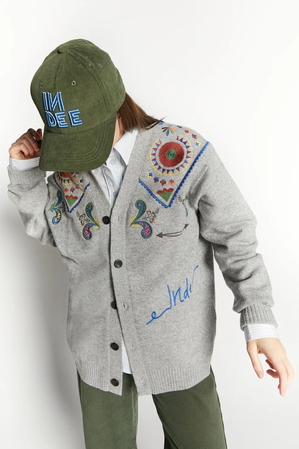 CORDUROY LOGO CAP