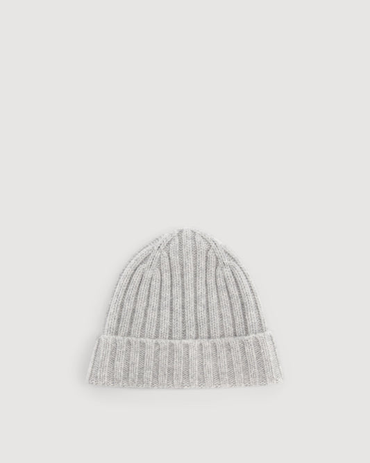 KNITTED CASHMERE BEANIE
