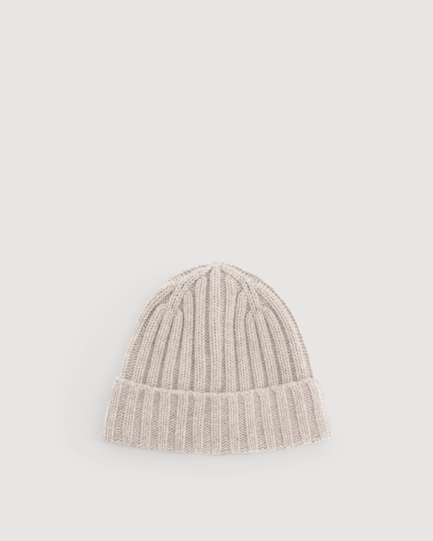 KNITTED CASHMERE BEANIE