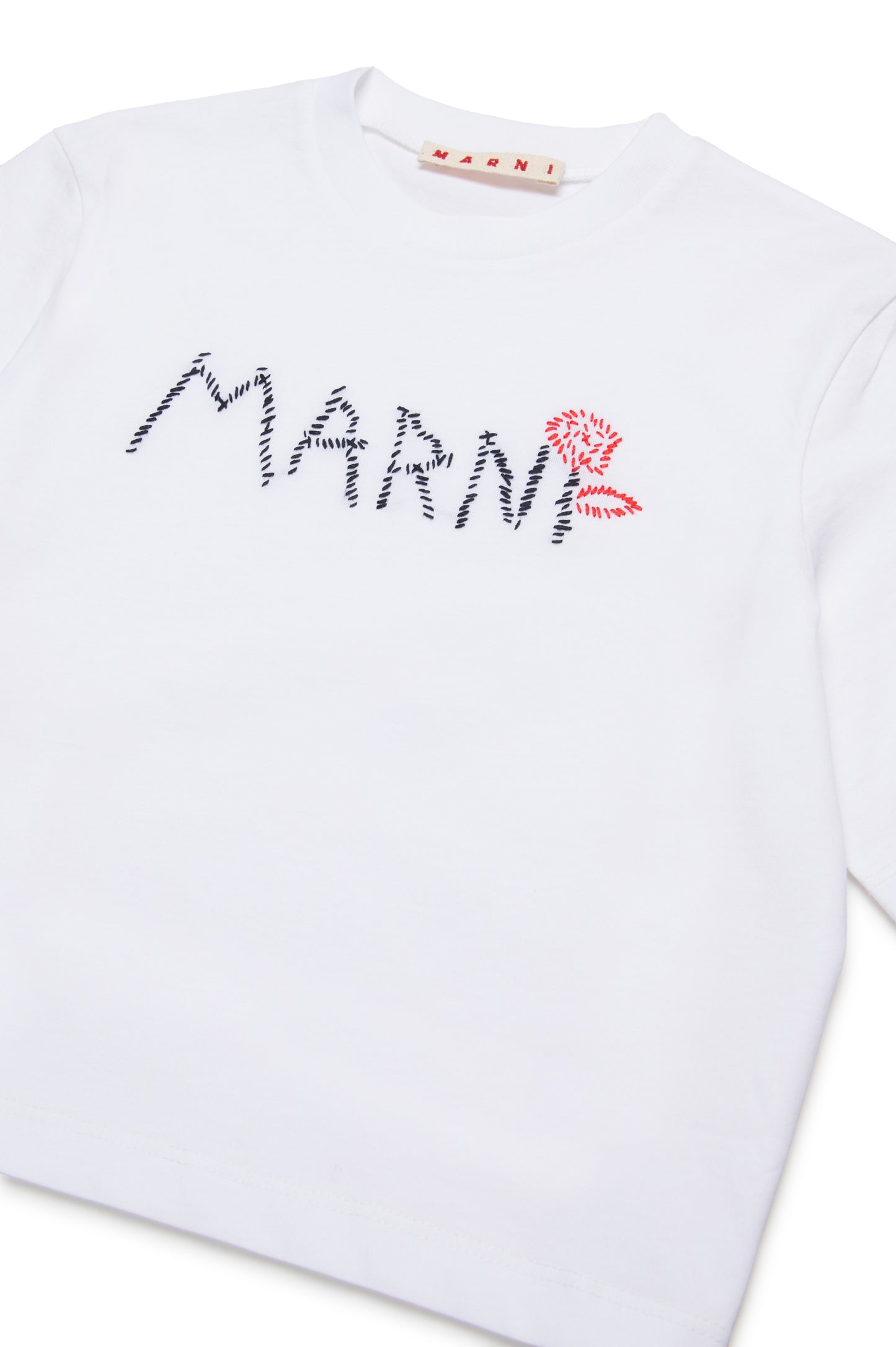T-SHIRT WITH STITCH LOGO