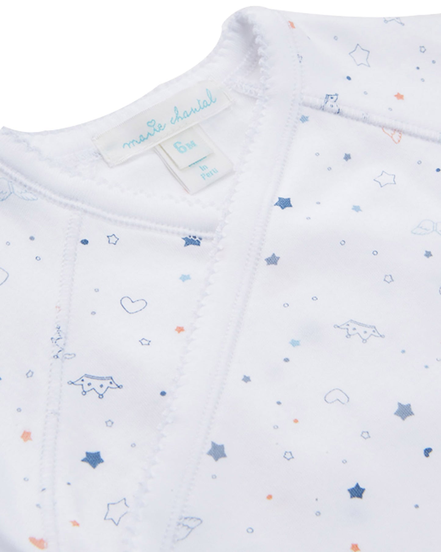 STARS & CROWN WRAP ONESIE