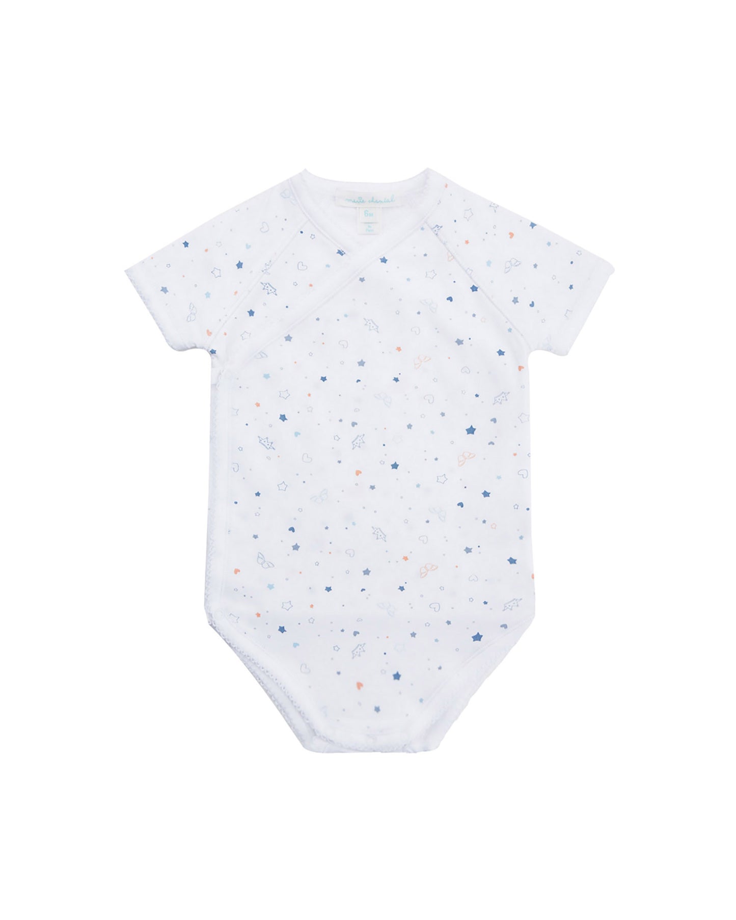 STARS & CROWN WRAP ONESIE