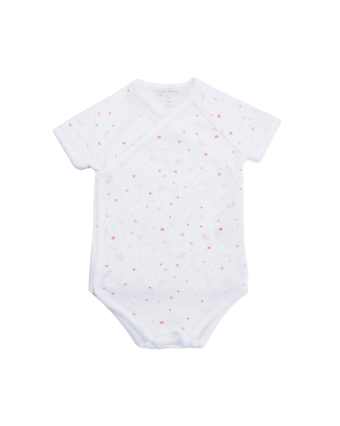 STARS & CROWN WRAP ONESIE