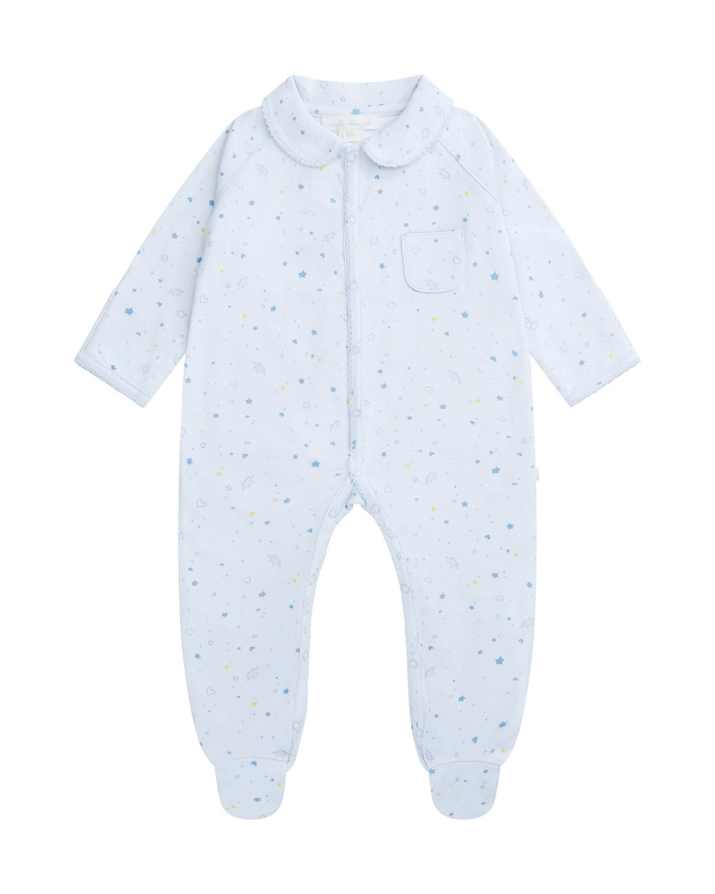 STARS & CROWN SLEEPSUIT
