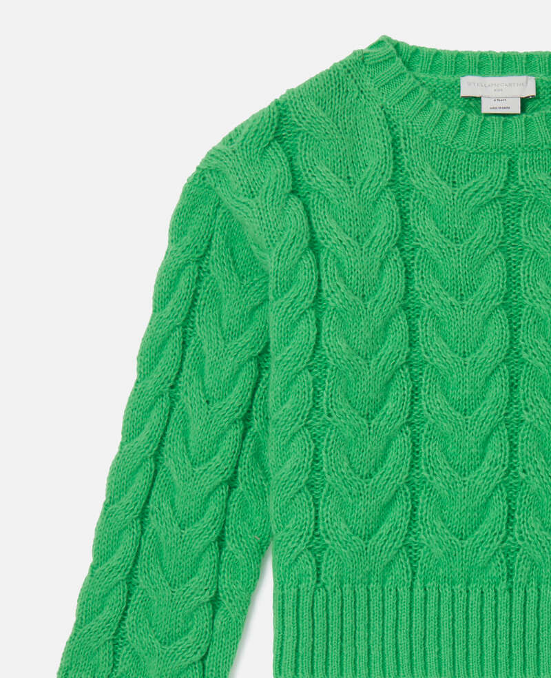 CABLE KNIT JERSEY