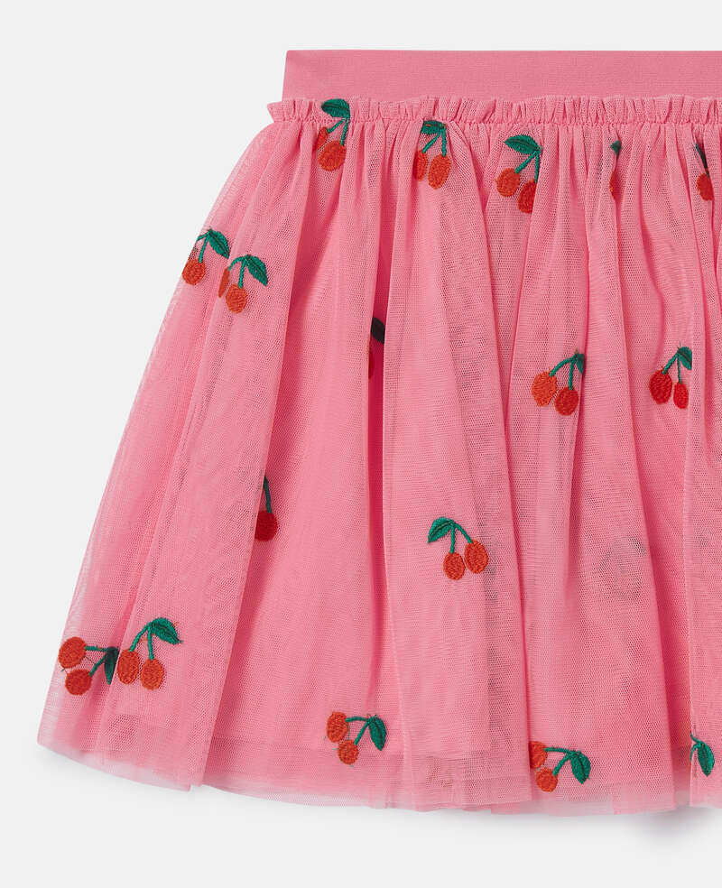 TULLE SKIRT WITH CHERRIES