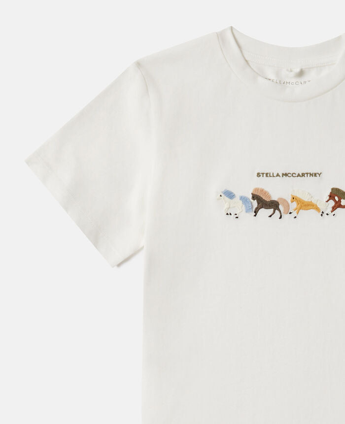 T-SHIRT WITH HORSES