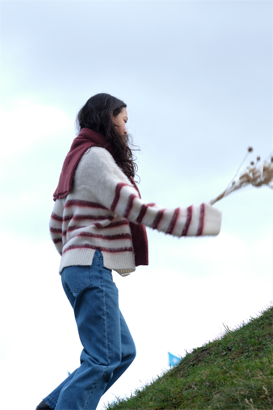 G VERONA STRIPE SWEATER