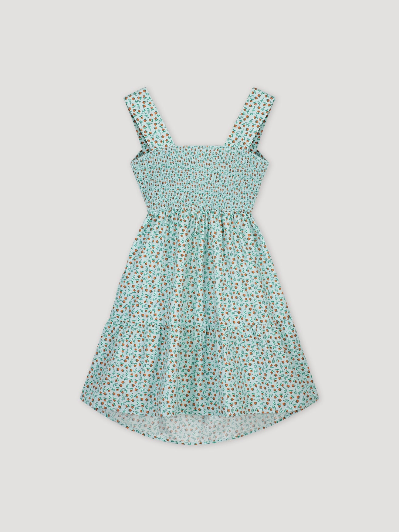 PRINTED OPEN BACK DRESS