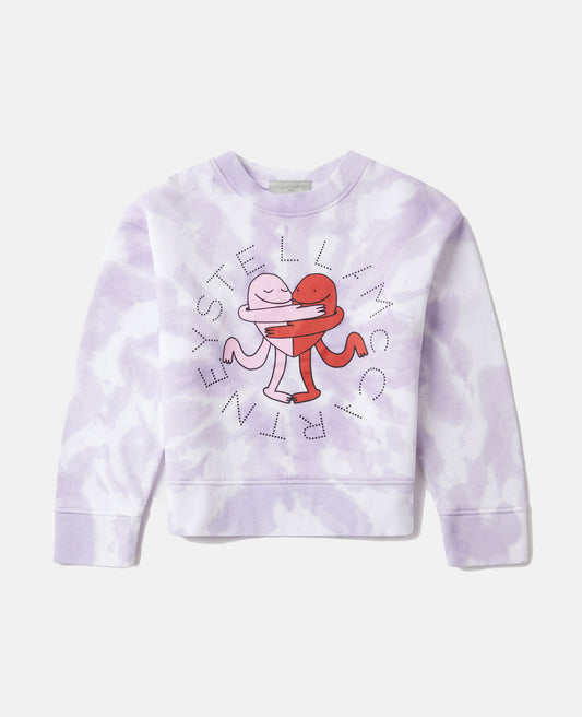 SWEATSHIRT HUGGING HEARTS