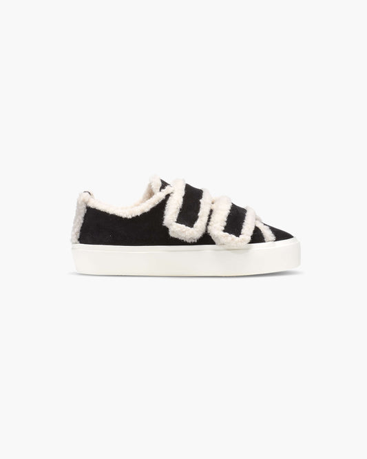 SHEARLING LOW VELCRO SNEAKER
