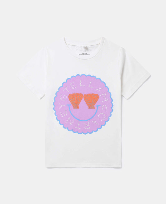 T-SHIRT WITH SMILEY SHELL