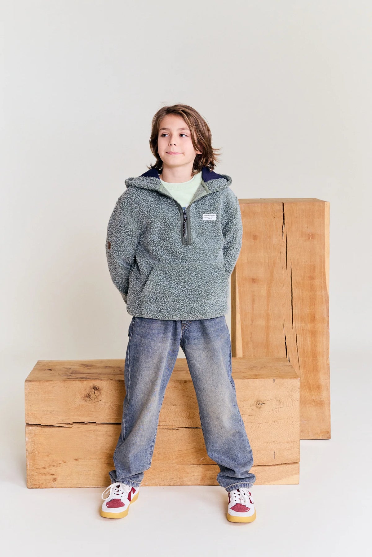 WALLIS HOODED FUR FLEECE