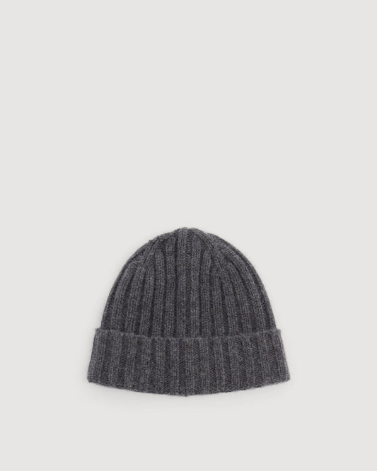 KNITTED CASHMERE BEANIE