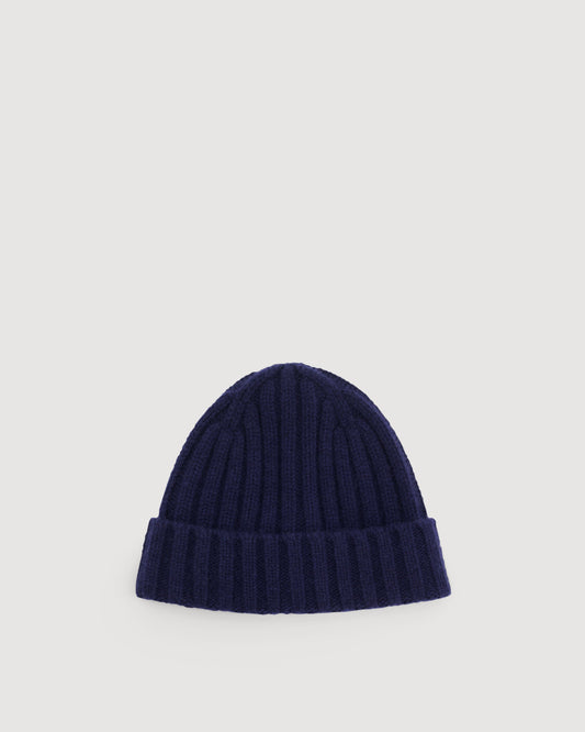 KNITTED CASHMERE BEANIE