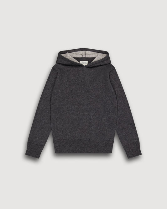 KNITTED CASHMERE HOODIE