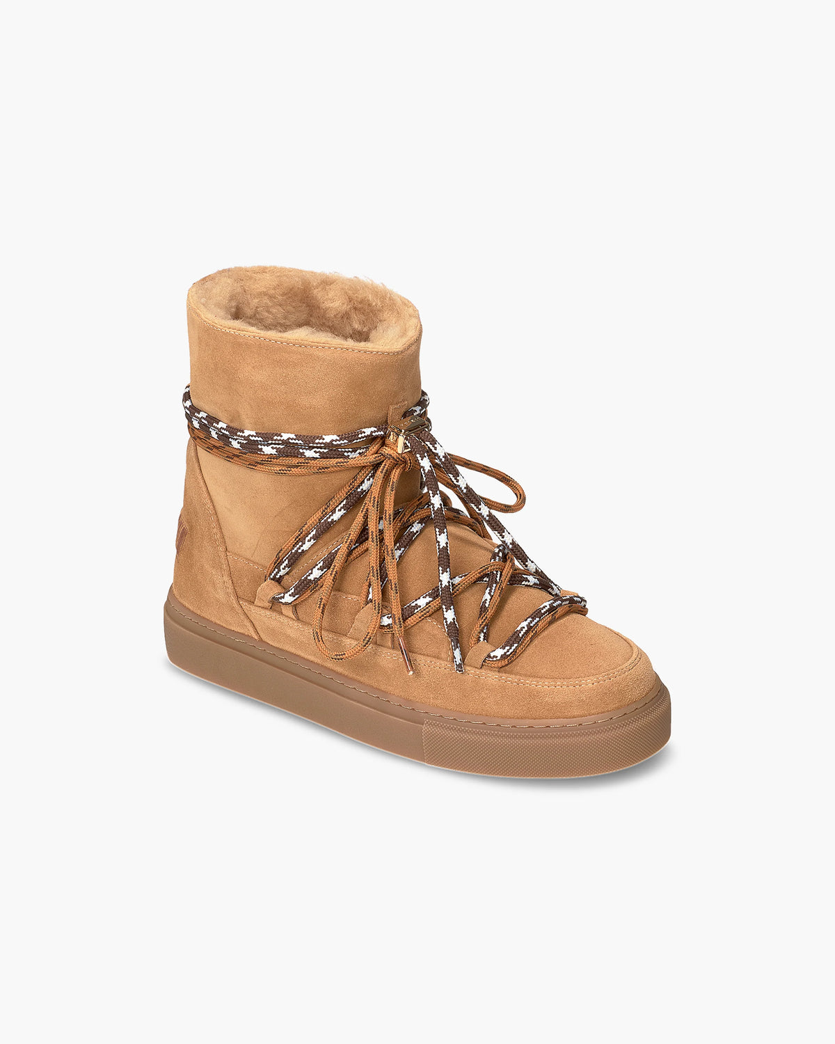 SUEDE DOUBLE TIE SNEAKER