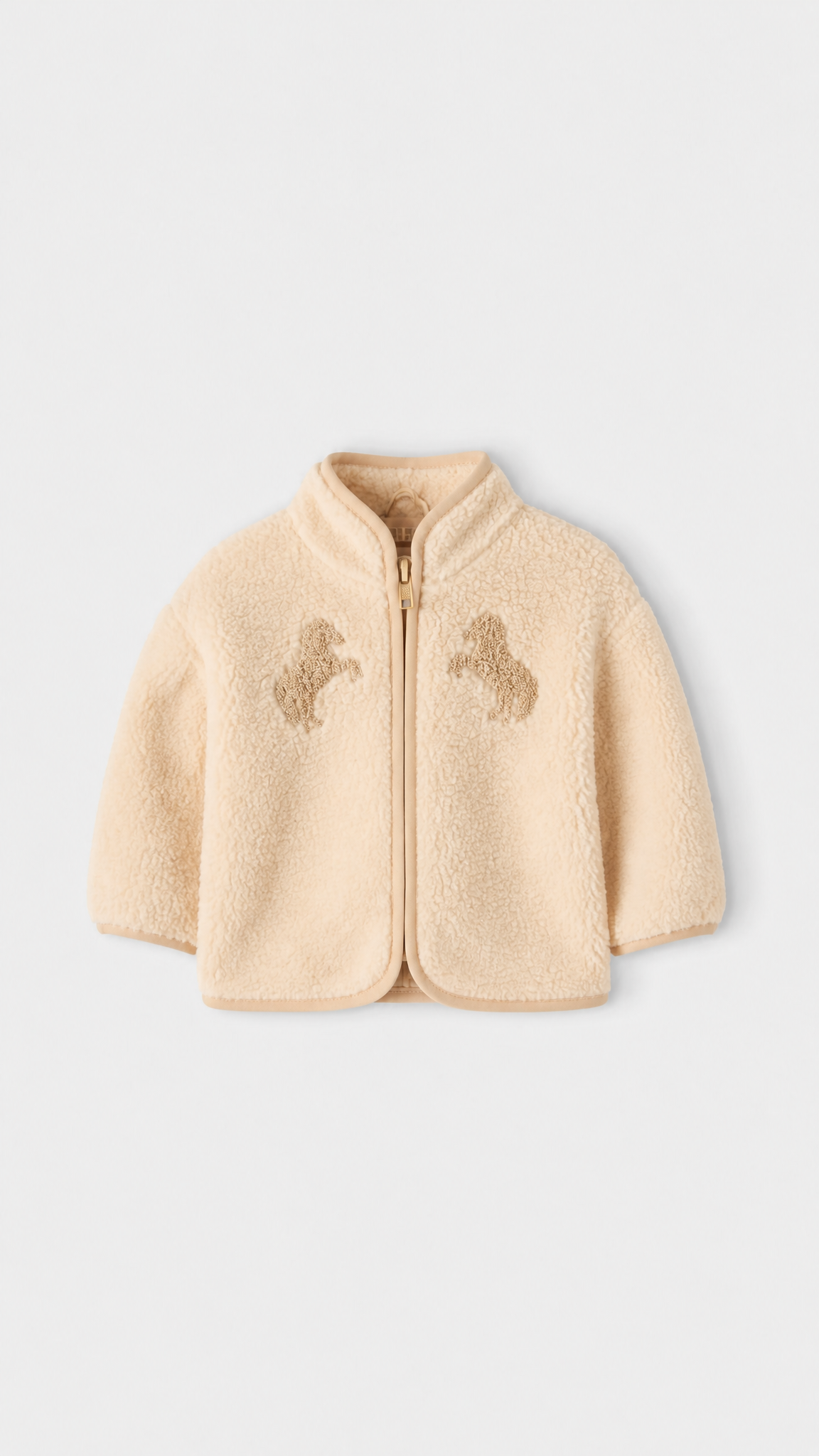 FLEECE JACKET WITH HORSE