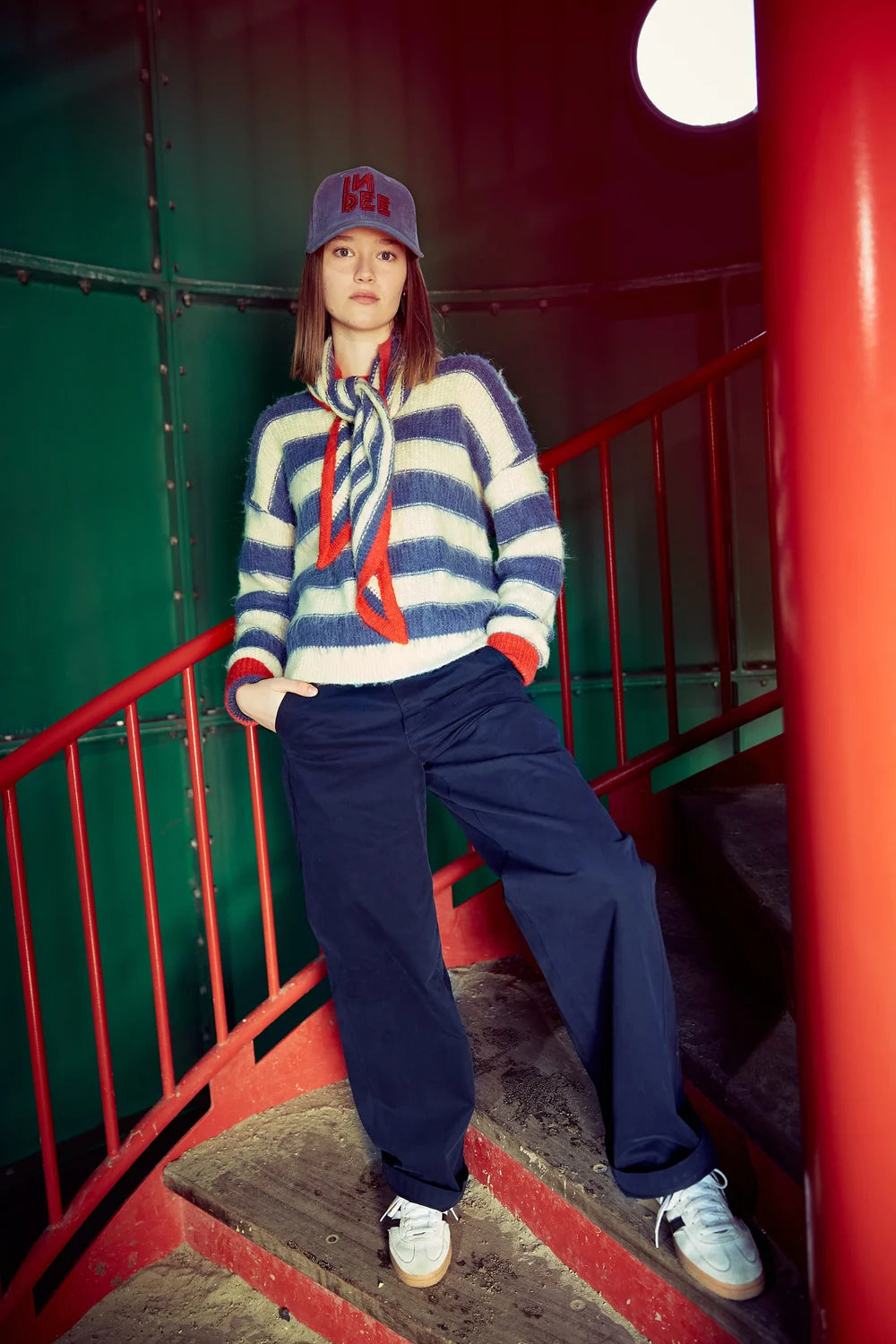 STRIPED SCARF