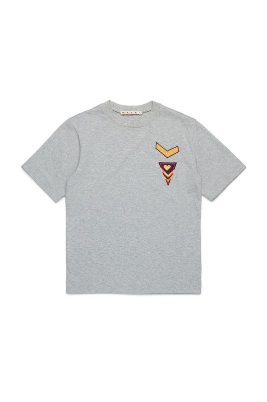 T-SHIRT WITH PATCHES