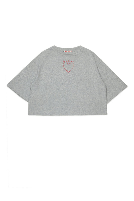 T-SHIRT STITCHED HEART