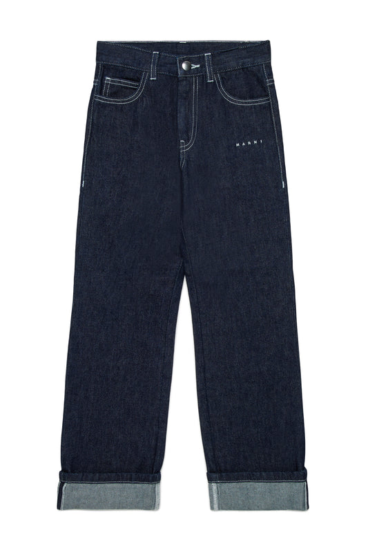 DENIM TROUSERS