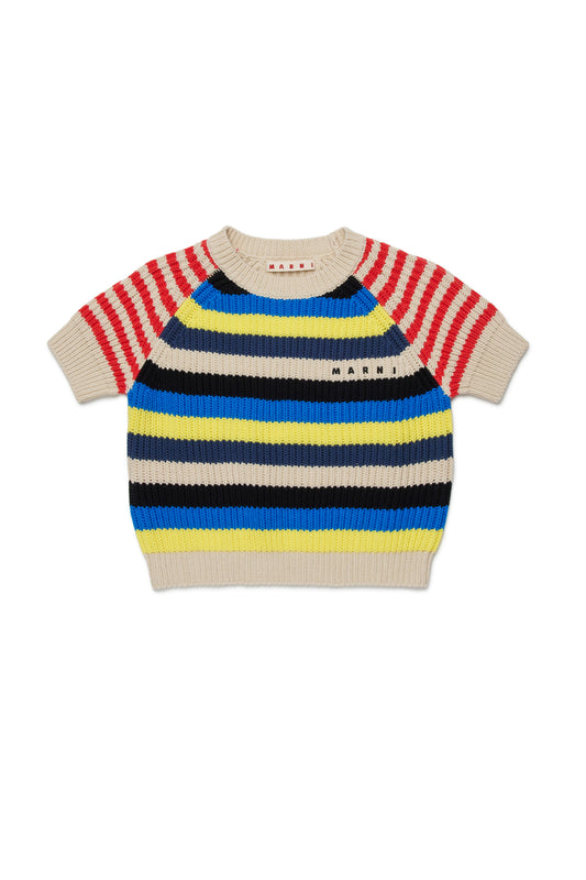 KNITTED STRIPED TOP