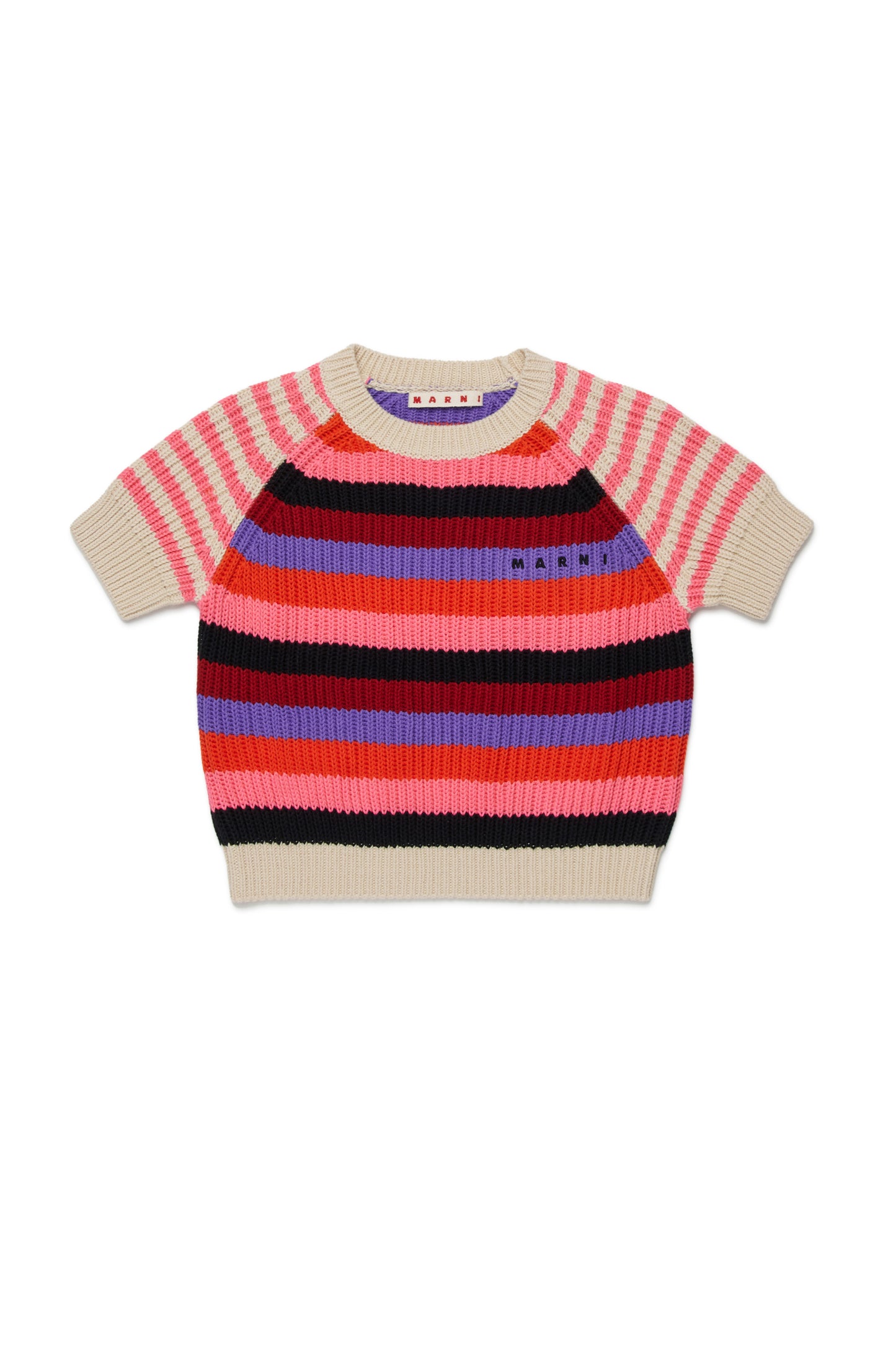 KNITTED STRIPED TOP