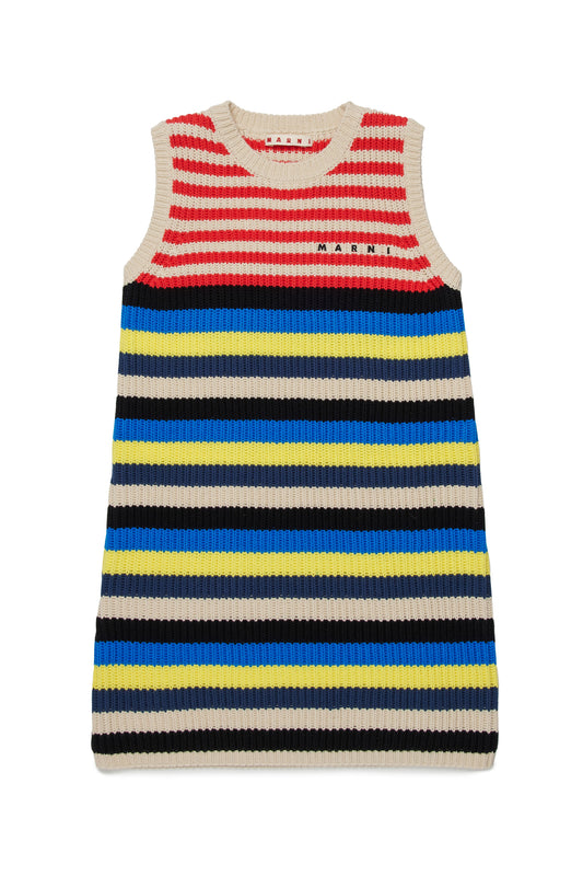 KNITTED STRIPES DRESS