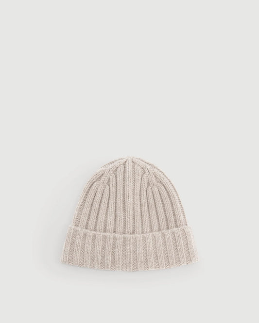 KNITTED CASHMERE BEANIE