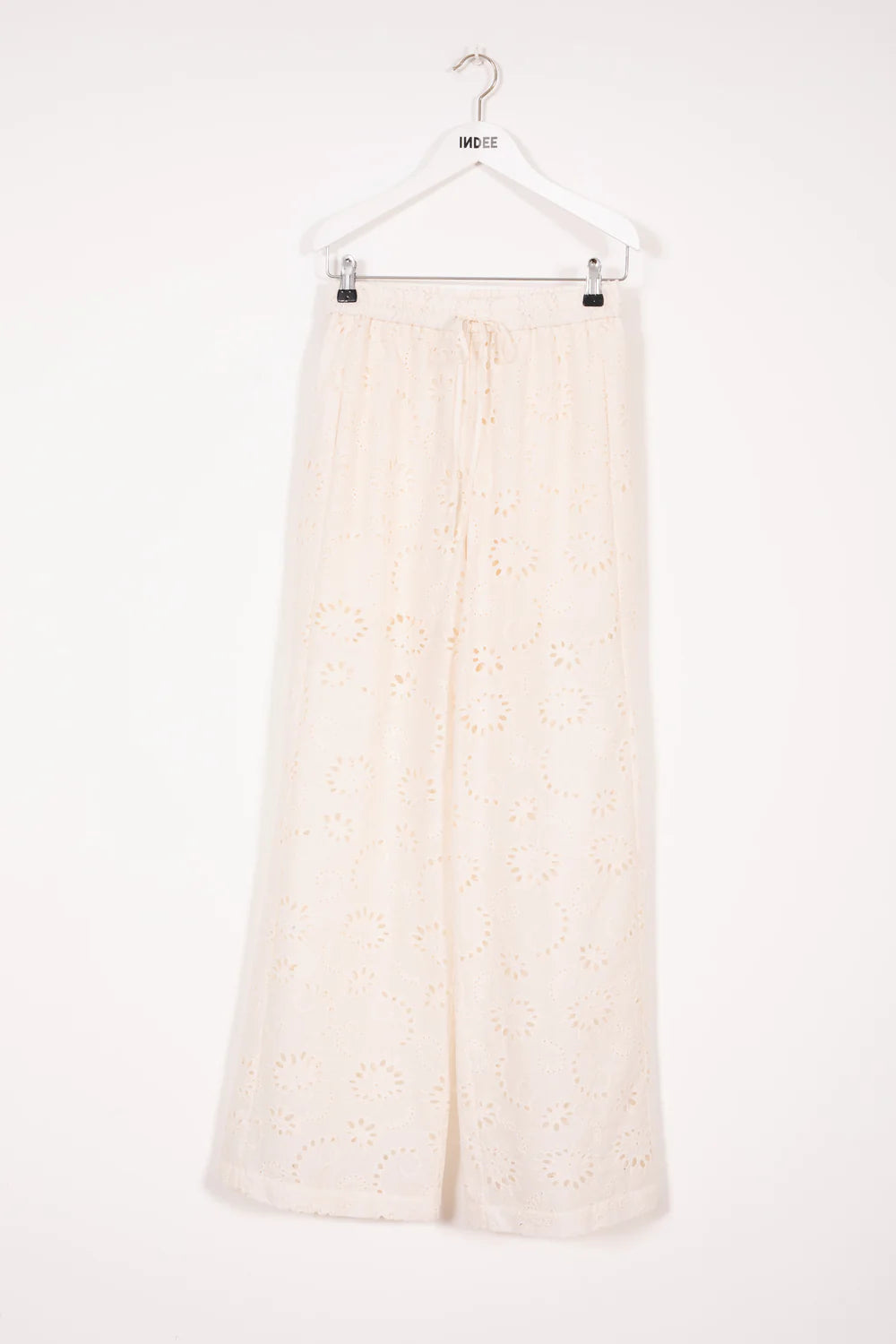 ENGLISH EMBROIDERY TROUSERS