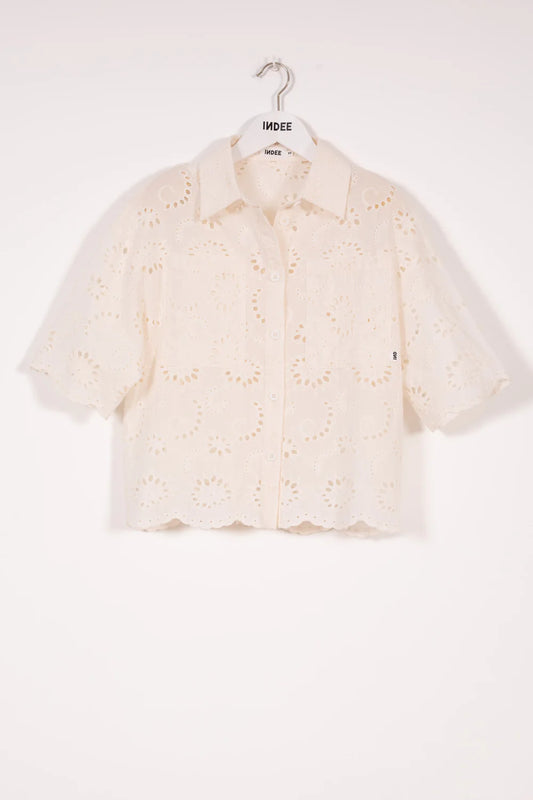 ENGLISH EMBROIDERY SHIRT