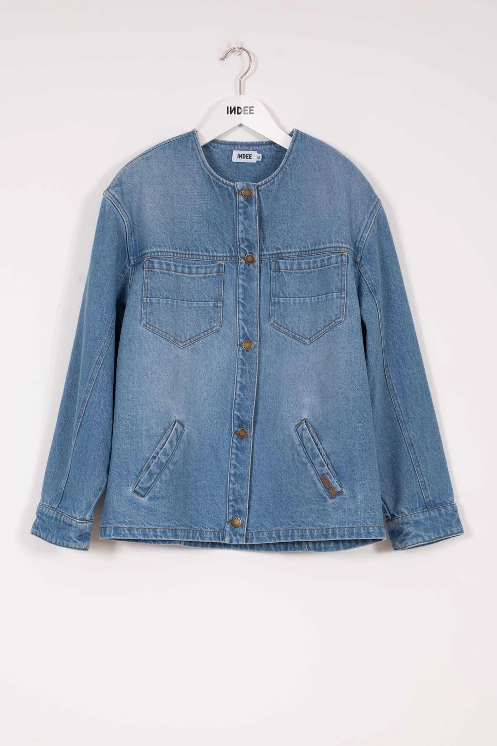 DENIM JACKET WITH POCKETS