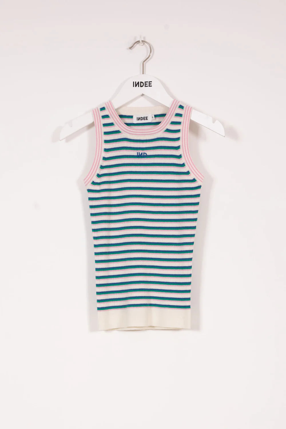 KNITTED TANK TOP WITH STRIPES
