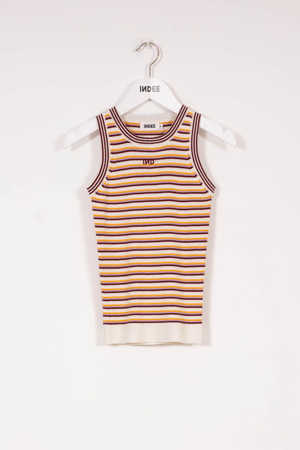 KNITTED TANK TOP WITH STRIPES