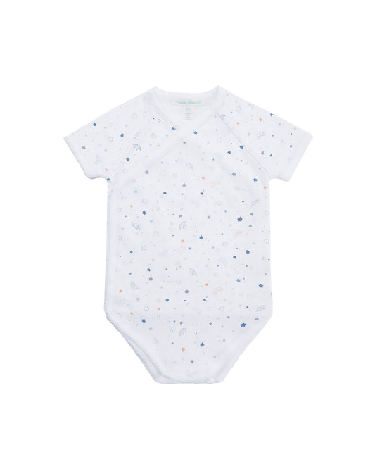 STARS & CROWN WRAP ONESIE