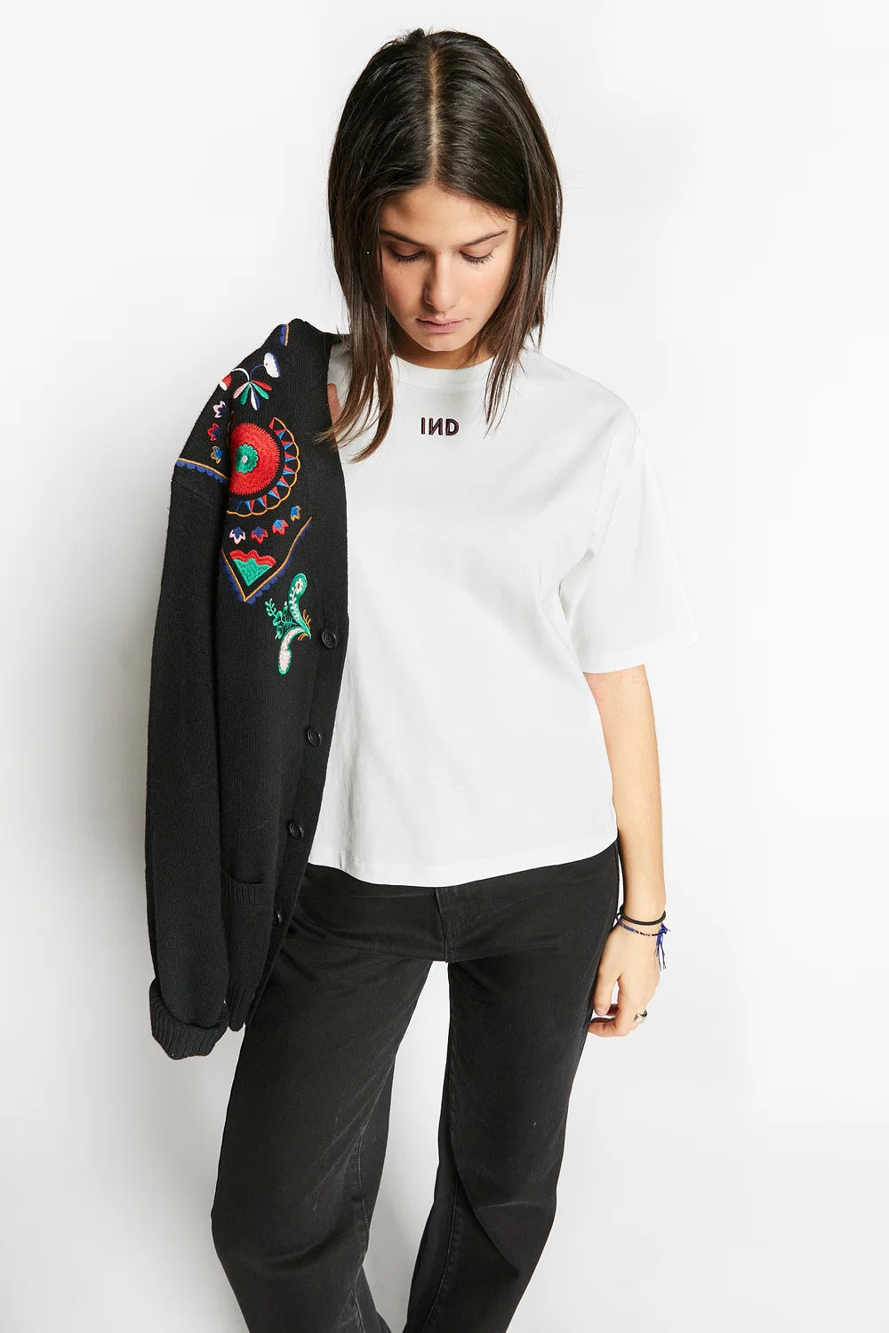 ROUND NECK T-SHIRT WITH STRIPES