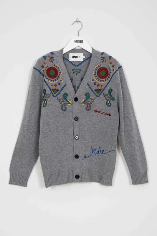 EMBROIDERED CARDIGAN