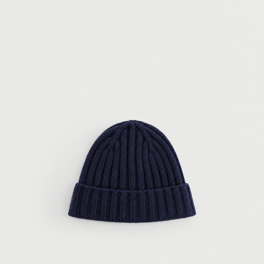 KNITTED CASHMERE BEANIE