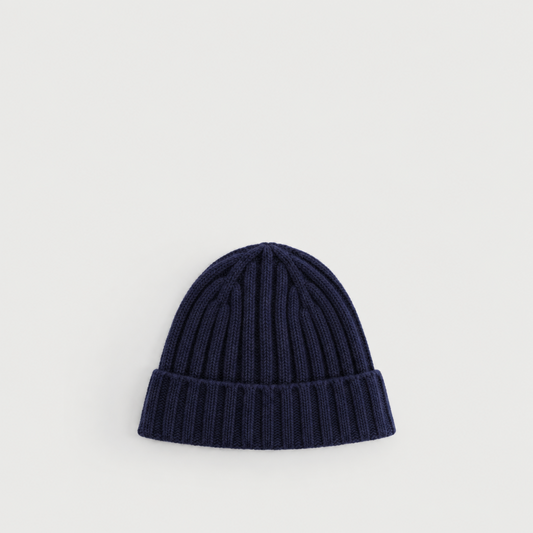 KNITTED CASHMERE BEANIE